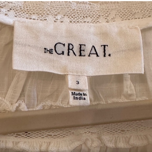 The Great Picturesque top blouse in white - Picture 6 of 8